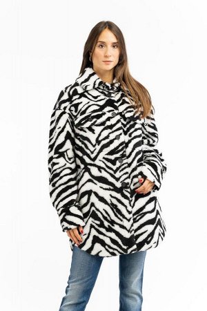 ШУБА- BLACK/WHITE ZEBRA