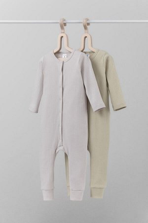 Комбинезон(Осень-Зима)+baby (серый туман, фисташковый мусс)