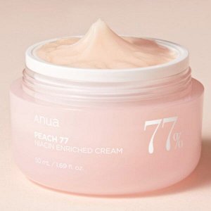 ANUA Интенсивный крем-пудинг для гладкой и сияющей кожи PEACH 77% NIACIN ENRICHED CREAM 50 мл.