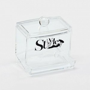 Органайзер для ватных палочек "Style", 10,5 х 9,5 см   7451703