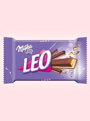 Шоколадный батончик Milka Leo Milk / хрустящая вафля Милка Лео покрытая молочным шоколадом 33,3 гр
