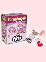 Жевательная резинка с клубничной начинкой Фини Panna Fragola 5 гр