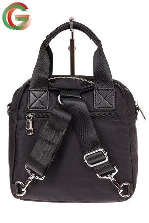 Текстильный рюкзак-трансформер, цвет черный