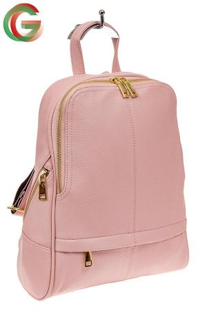Городской рюкзак из искусственной кожи, цвет розовый