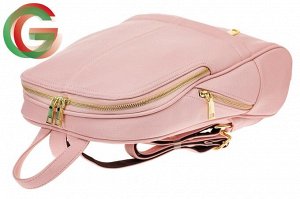 Городской рюкзак из искусственной кожи, цвет розовый