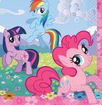 1502-1326 Салфетки &quot;My Little Pony&quot; Моя маленькая пони&quot;, 33х33, 16 шт.