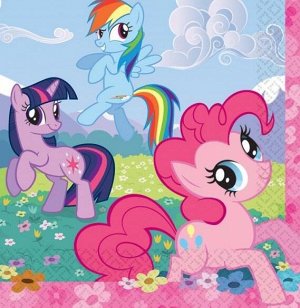 1502-1326 Салфетки "My Little Pony" Моя маленькая пони", 33х33, 16 шт.