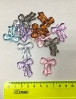 355 Подвеска декоративная &quot;Бантик&quot;, 29 мм, 12 шт./уп.
