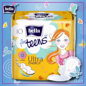 Bella For teens ultra energy deo супертонкие д/подростк. 10 шт