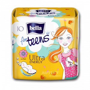 Bella For teens ultra energy deo супертонкие д/подростк. 10 шт