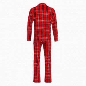 Пижама мужская KAFTAN "Клетка" размер