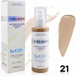 Enough 3 in 1 Collagen Whitening Anti Wrincle Moisture Foundation Тональный крем 3 в 1 Коллаген 21