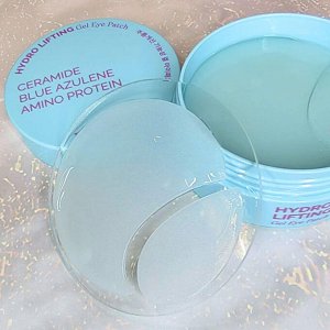 Успокаивающие патчи для век с азуленом и церамидами Trimay Hydro Lifting Gel Eye Patch