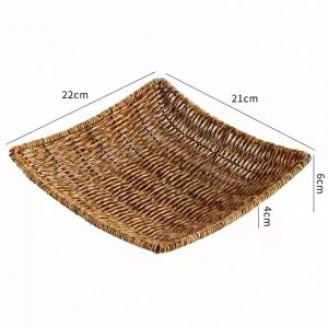 Корзина плетеная для продуктов, 22*21 см, 1 шт.