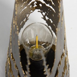 Фигурка светящаяся RISALUX «Вечерний пейзаж», LED-ночник, 3?ААА, чёрный, 10.5?18.5?25 см