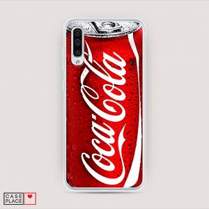 Cиликоновый чехол Кока Кола на Samsung Galaxy A50