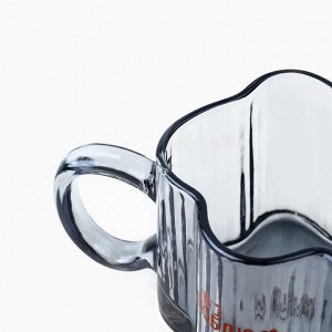 Кружка стеклянная «Люблю», 260 мл