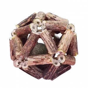 Игрушка для кошек шарик мататаби с мятой, 1 шт.