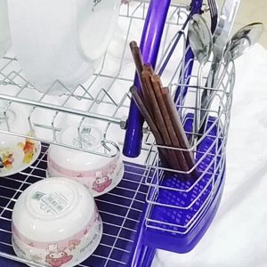 Сушка для посуды фиолетовая