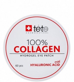 Патчи гидроколлагеновые для глаз с гиалуроновой кислотой 100 % Collagen Hydrogel Eye Patch, 60 шт
