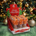 Карамель леденцовая Sweet Ness Пряничный человек НГ 30 гр, XMAS серия- новогодний подарок в Новый год 2025