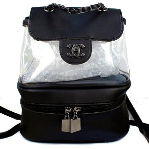 Рюкзак-сумка с прозрачным верхом,