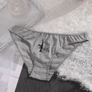 Трусы слипы женские, повседневные, хлопок, 1 шт