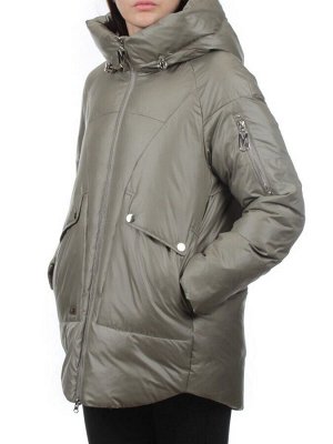 78 GRAY GREEN Куртка зимняя женская (200 гр. холлофайбер)