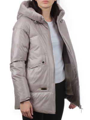 78 GRAY BEIGE Куртка зимняя женская (200 гр. холлофайбер)