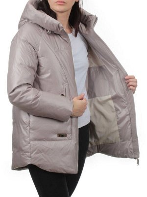 78 GRAY BEIGE Куртка зимняя женская (200 гр. холлофайбер)