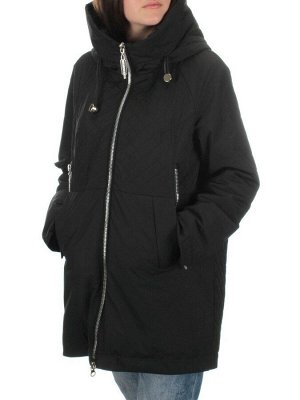 23-115 BLACK Куртка демисезонная женская (100 гр. синтепон)