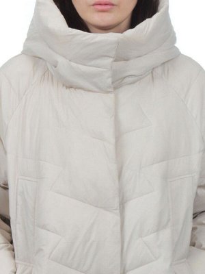 3066 LT. BEIGE Пуховик зимний женский (80% пух, 20% перо)