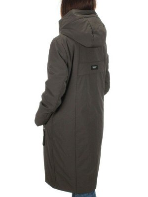 BM22913 DK.GRAY Пальто демисезонное женское (100 гр. синтепон)