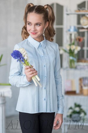 Ольга блузка голубой