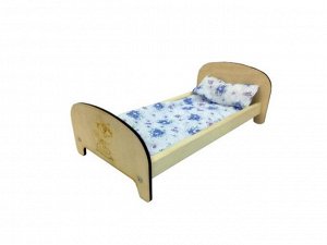Кровать для кукол деревянная "Классика 2" 1943166 (7242), 1663, КРКЛ2