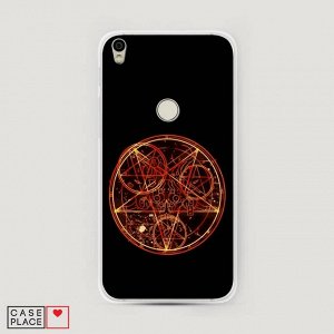 Cиликоновый чехол Doom pentagram на Alcatel Shine Lite