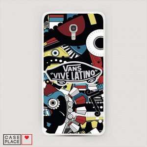 Силиконовый чехол Vans Vive datino на Alcatel Pixi 4 (5) 5045D