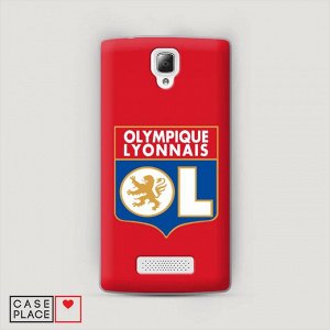 Пластиковый чехол Олимпик Лион красный на Lenovo A2010