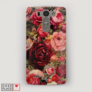 Пластиковый чехол Розы винтажные на LG G3