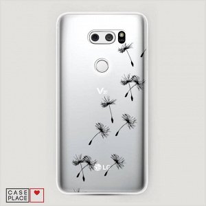 Силиконовый чехол Летящие одуванчики на LG V30