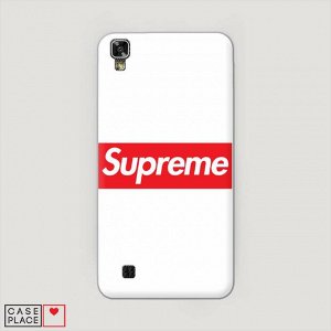 Пластиковый чехол Supreme классика на LG X Power (K220DS)