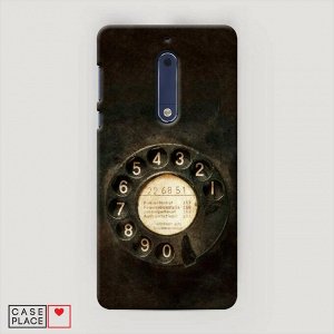 Пластиковый чехол Старинный телефон на Nokia 5