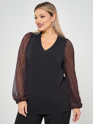 Блузка 0059-26 розовая платина
