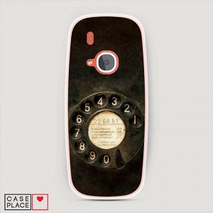 Силиконовый чехол Старинный телефон на Nokia 3310 (2017)