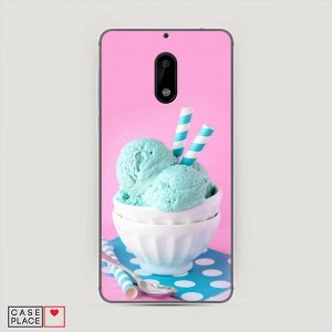 Cиликоновый чехол Мятное мороженое на Nokia 6