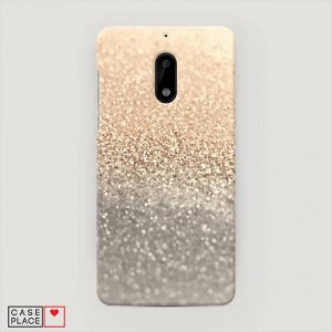 Пластиковый чехол Песок золотой рисунок на Nokia 6