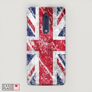 Пластиковый чехол Флаг британский на Nokia 5