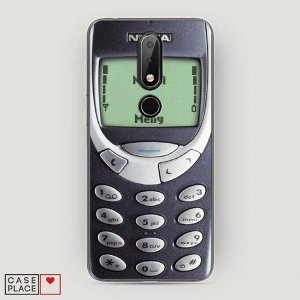 Cиликоновый чехол Нокия на Nokia 6.1 Plus