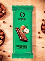 Шоколад с фундуком «OZera» Milk &amp; Hazelnuts, 24 г
