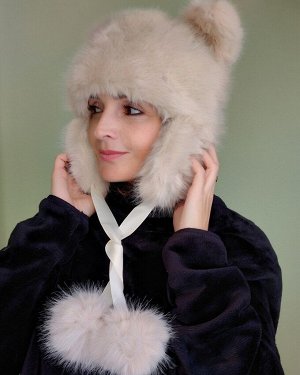 Шапка с ушками
